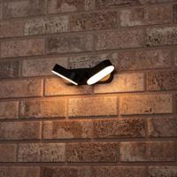 Hangende moderne buitenlamp Barcelona zwart 1200 lumen 13W verstelbaar niet dimbaar - thumbnail