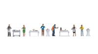 NOCH 16277 H0 Buffetset 3 figuren Geverfd, Staand - thumbnail