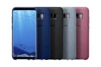 Galaxy S8+ Alcantara Cover donkergrijs EF-XG955ASEGWW - thumbnail