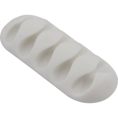 TRU COMPONENTS Kabelhouder Zelfklevend TC-6646540 Bundel-Ø (bereik) 8 mm (max) Wit 1 stuk(s)