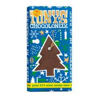 Chocolade Tony's Chocolonely puur mint candy cane 180gr | 15 stuks - thumbnail