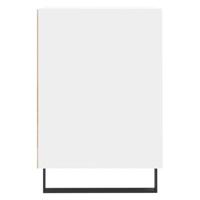 Tv-meubel 100x35x55 cm bewerkt hout wit - thumbnail