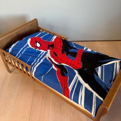 Spiderman Peuterdekbedovertrek Glow in the dark - 100 x 135 cm - Katoen