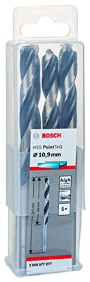 Bosch Accessoires 5X Metaalboor HSS Pointeq 10,9mm - 2608577277 Bosch Accessoires 5X Metaalboor HSS Pointeq 10,9mm - 2608577277