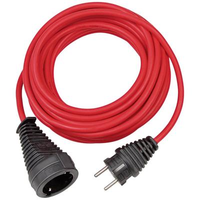 Brennenstuhl Kwaliteits kunststof verlengsnoer 10m rood H05VV-F 3G1,5 - 1167460