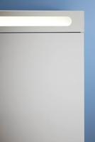 Spiegelkast Duravit No.1 Met 1 Deur Met LED Verlichting 60x14.8x70cm Links Wit - thumbnail