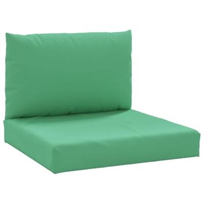 VidaXL Palletkussens 2 st stof groen VidaXL Palletkussens 2 st stof groen