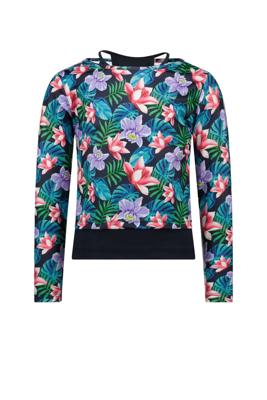 B.Nosy Meisjes tanktop met shirt 2-piece - Active bloemen AOP