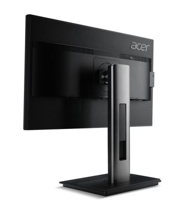 Acer B196Lymdr Monitor (VGA, DVI), donkergrijs, VGA + DVI + displaypoort + USB-hub, 61 cm (24 inch), donkergrijs