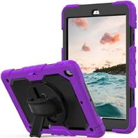 Casecentive Handstrap Pro Hardcase with handstrap iPad Pro 9.7 2015 paars - thumbnail