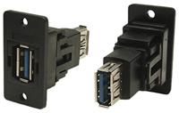 Cliff CP30605NX1 FM Slim FT USB3 A-A 3.2 hole Adapter, inbouw 1 stuk(s) - thumbnail