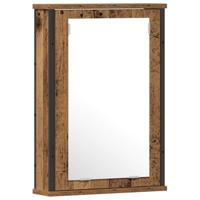 Badkamermeubelset 2 pcs Bruin 60 x 30 x 60 cm Bewerkt hout - thumbnail