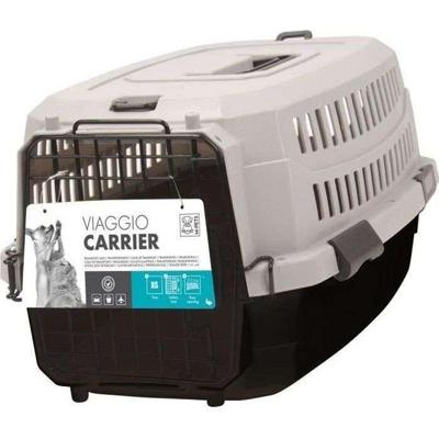 M-PETS Draagtas Viaggio Carrier M - 68x47,6x45cm - Zwart en grijs - Voor hond M-PETS Draagtas Viaggio Carrier M - 68x47,6x45cm - Zwart en grijs - Voor hond