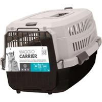 M-PETS Draagtas Viaggio Carrier M - 68x47,6x45cm - Zwart en grijs - Voor hond - thumbnail