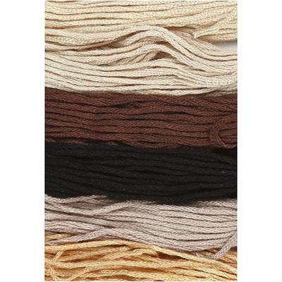 Creativ Company Borduurgaren, dikte 1 mm, naturel, 6 bol/ 1 doos
