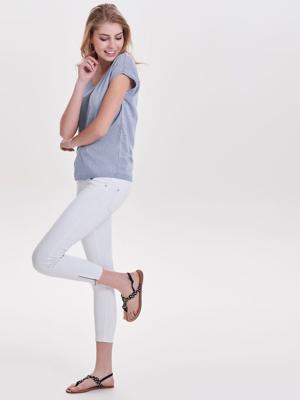 Only Silvery Lurex Top