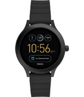 Horlogeband Fossil FTW6009 Silicoon Zwart 18mm - thumbnail