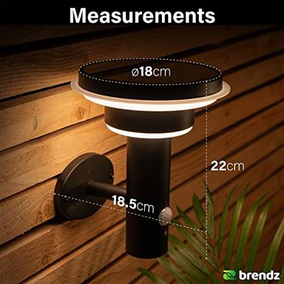 Brendz solar wandlamp durban