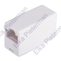 Scanpart koppelstuk netwerkkabel (UTP) 8/8 UTP kabel Wit - thumbnail