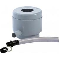 Regenton vulautomaat met bladvanger grijs 50 m2 - thumbnail