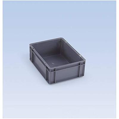LA-KA-PE Transportstapelbak | L400xB300xH270mm | groen PP handgreepopening | zijwanden gesloten | 1 stuk - TK400/270-0 GRÜN TK400/270-0 GRÜN