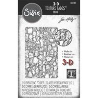 Sizzix • tim holtz 3-d texture fades embossing folder mini cobblestone - thumbnail