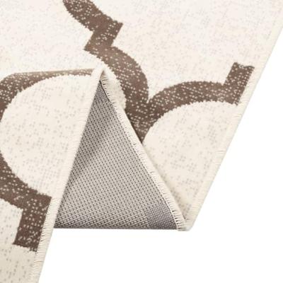 Vloerkleed korte pool anti-slip 190x300 cm meerkleurig