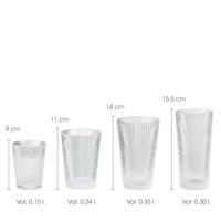 Stelton Pilastro Drinkglas 35 cl 4 stuks - thumbnail