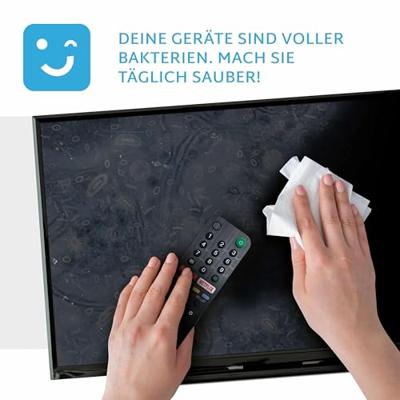 100 stuks kantoor reinigingsdoekjes - Singlepack