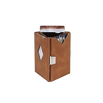 Exentri leren portemonnee cognac