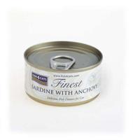 FISH4CATS Sardine with anchovy - nat kattenvoer - 70g - thumbnail