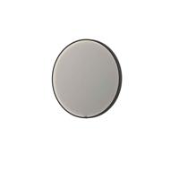 Spiegel INK SP24 80x4x80 cm incl. direct LED-Verlichting Rondom en Spiegelverwarming Mat Zwart - thumbnail