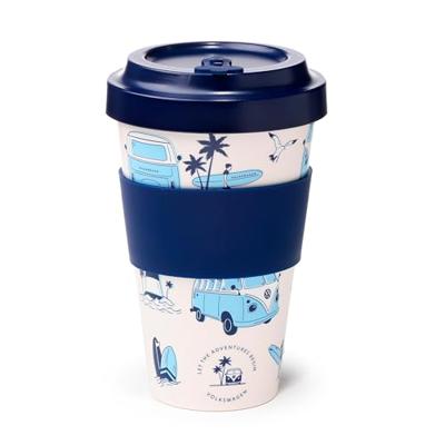 VW T1 Volkswagen Busje Explore RPET Duurzame Thermosbeker Reismok 400ml