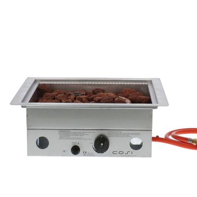 Cosi | Cosiburner Inbouwbrander | Square RVS