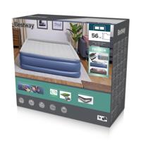 Tritech luchtmatras kingsize met ingebouwde airco-pomp, opblaasbaar matras - Bestway - thumbnail