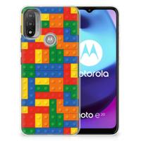 Motorola Moto E20 | E40 | TPU bumper | Blokken - thumbnail