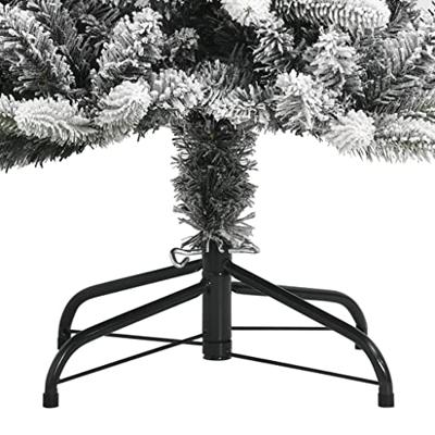 VidaXL Kunstkerstboom met sneeuw 120 cm pvc en pe