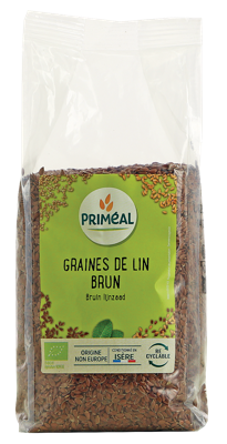 Primeal Lijnzaad bruin bio 500 Gram