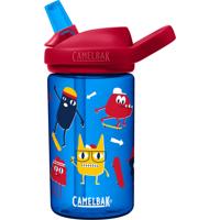 CamelBak drinkbeker Eddy+ Skate Monsters junior 0,4 liter rood - thumbnail