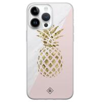 iPhone 14 Pro Max siliconen hoesje - Ananas - thumbnail