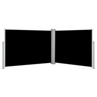 Windscherm uittrekbaar 100x1000 cm zwart - thumbnail