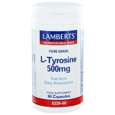 Lamberts L-tyrosine 500mg Capsules