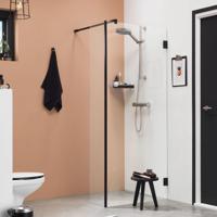 Sealskin Inloopdouche I AM Type A1 120x30x200 cm Helder Glas Antikalk Mat Zwart - thumbnail