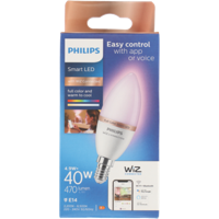 Ledlamp Philips Wiz Full Colors F 40 W 4,9 W E14 470 lm (2200-6500 K) - thumbnail