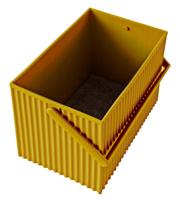 Hachiman Omnioffre M - 248x142x155mm - Mosterdgeel - thumbnail