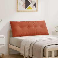 Rugkussen Rood-oranje 120 x 50 cm Cordstof - thumbnail