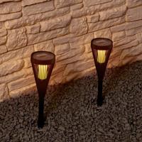 Solar priklamp elena met warm wit licht - set van 2 stuks - thumbnail