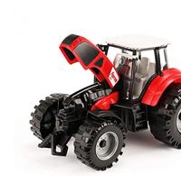 Tractor Tractor met Frictie 19 cm Rood/Zwart - thumbnail