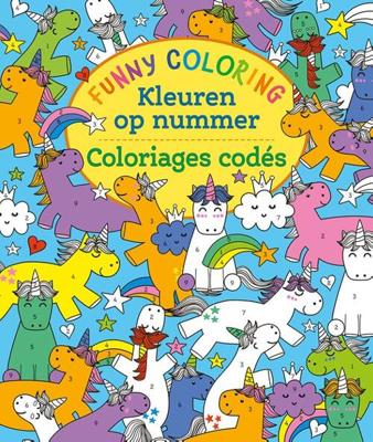 Funny Coloring - Kleuren op nummer / Funny Coloring - Coloriages codÃ©s - Paperback (9789044759716)