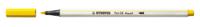 Stabilo pen 68 brush - viltstift - geel (44) - thumbnail